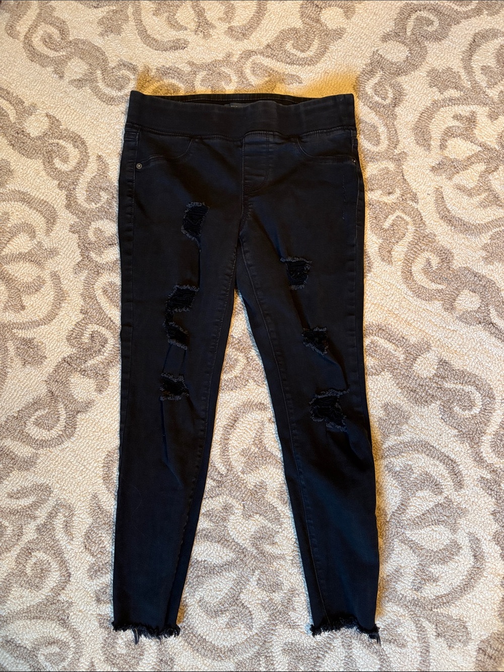 Old Navy Rockstar Black Distressed Jeggings